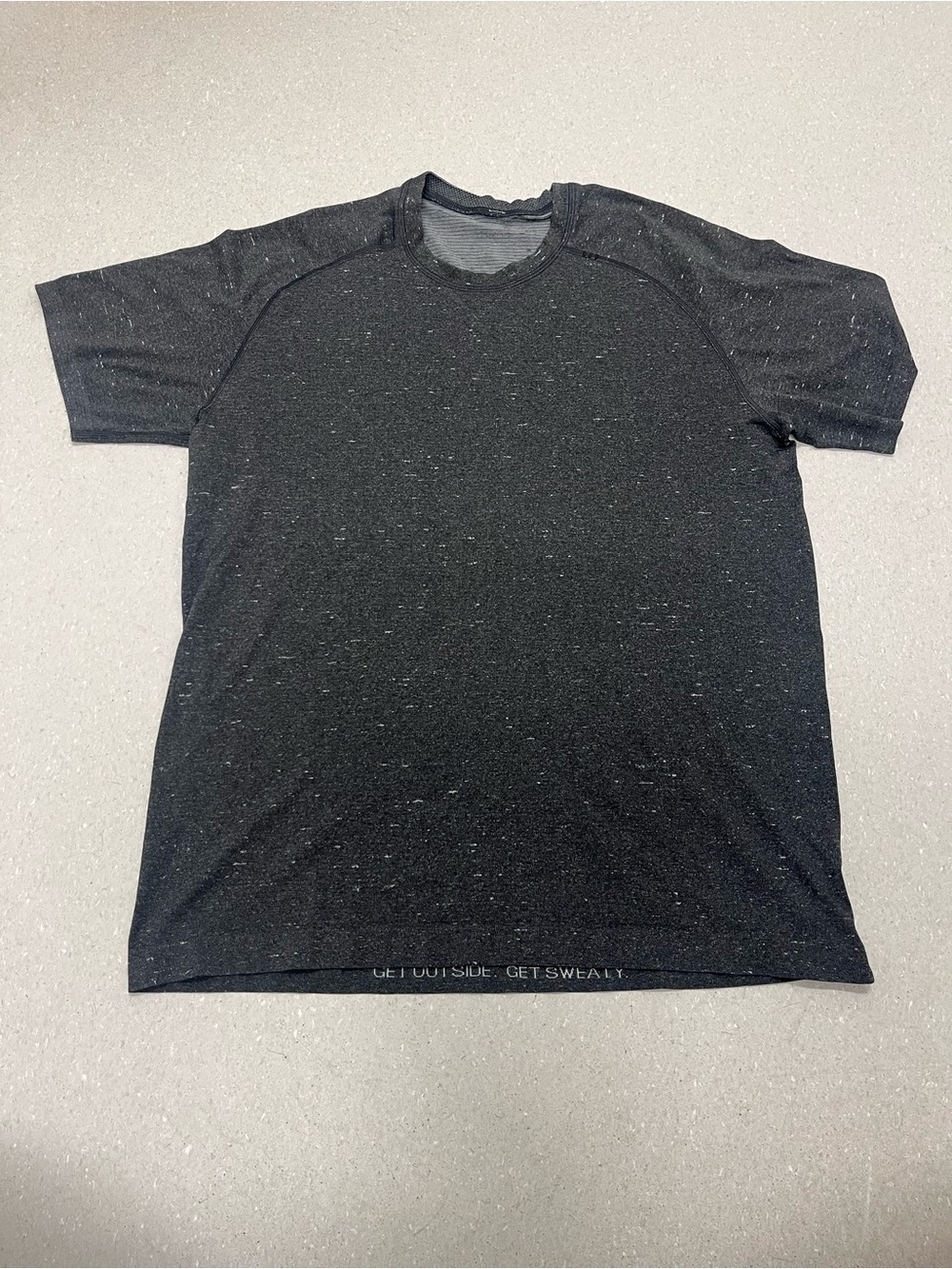 Lululemon Metal Vent Tech Short Sleeve Shirt Black Heathered | Men’s Large